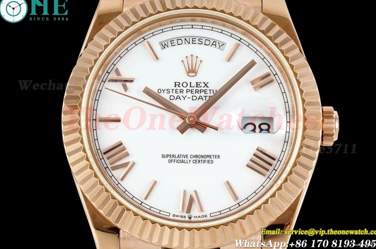 DayDate RG Weight) White 40mm RG KF Rmn 228235 VR3255(Gain 0524